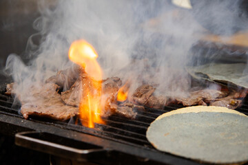 Beef jerky barbacoa is the traditional dish of Atlixco in the Puebla region of Mexico.