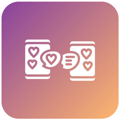 Online Dating Vector Design Icon Style