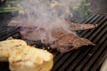 Beef jerky barbacoa is the traditional dish of Atlixco in the Puebla region of Mexico.