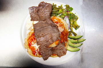 Beef jerky barbacoa is the traditional dish of Atlixco in the Puebla region of Mexico.
