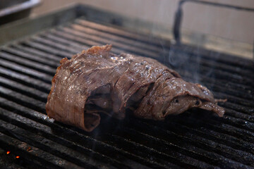 Beef jerky barbacoa is the traditional dish of Atlixco in the Puebla region of Mexico.