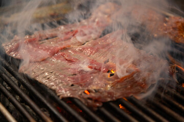Beef jerky barbacoa is the traditional dish of Atlixco in the Puebla region of Mexico.
