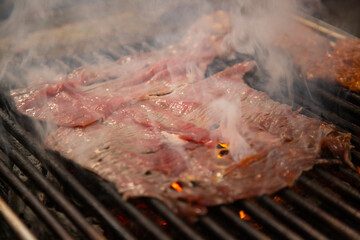 Beef jerky barbacoa is the traditional dish of Atlixco in the Puebla region of Mexico.