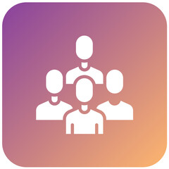 Vector Design Team Icon Style