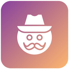 Vector Design Cowboy Icon Style