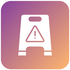 Vector Design Wet Floor Icon Style