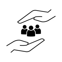 Team vector icon. Teamwork illustration sign. Development symbol. Progress  logo. 