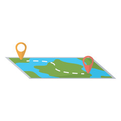 Location Map Sticker