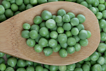 Food ingredient. Fresh pea background