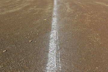 グランドの白線