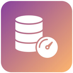 Vector Design Database Speed Icon Style