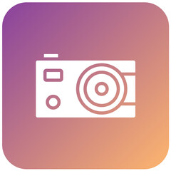 Vector Design Compact Camera Icon Style