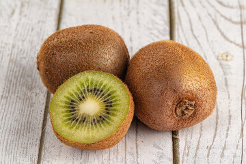 Sweet juicy Kiwi fruit slice
