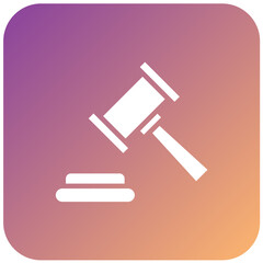 Vector Design Gavel Icon Style