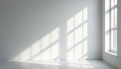 Obraz premium empty room with windows