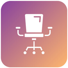Vector Design Office Chair Icon Style