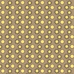 golden seamless pattern. Seamless stars pattern background, vector   illustrator