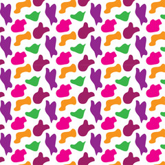 seamless pattern with hearts |seamless pattern with hearts and flowers