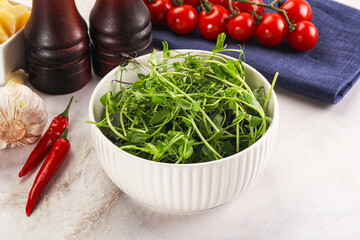 Micro green plants for cooking