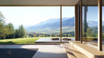 Modern Home with Mountain Views