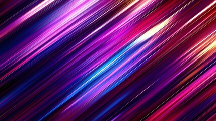 Abstract illustration with vibrant diagonal light streaks and colored gradients