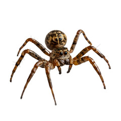 Spider, isolated on transparent white background png