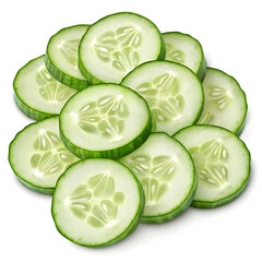 slices of cucumber