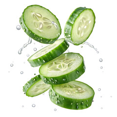 slices of cucumber