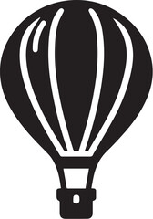 Naklejka premium Air balloon vector illustration