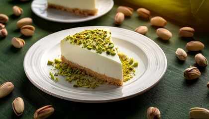ピスタチオ香る濃厚チーズケーキ2