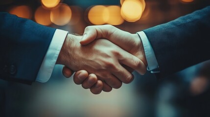 A Firm Handshake: The Essence of Business Partnership