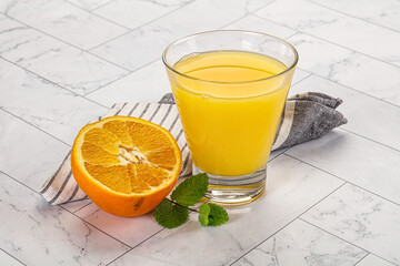 Fresh Orange juice with fruit