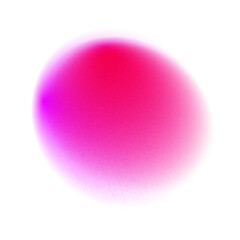 Purple circle gradient noise gradation. Abstract color watercolor blur mesh shape on white background. Gradient aura, grain neon blob with noise effect vector illustration.