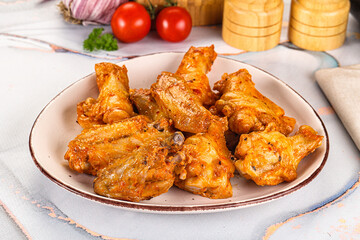 Grilled spicy chili chicken wings