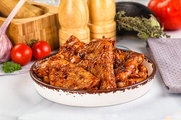 Buffalo chicken wings barbecue sauce