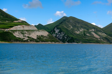 The high-altitude lake Kezenoy&mdash;Am is the largest lake in the North Caucasus, located on the border of the Cheberloevsky district of the Chechen Republic and the Botlikhsky district of Dagestan, Russia