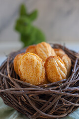 Madeleine - homemade traditional French small cakes