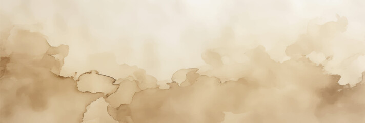 Abstract watercolor art background template. brown and beige watercolor backdrop empty space for text, banner, presentation or product display graphic design