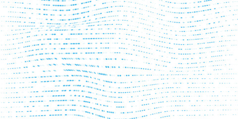 Obraz premium Wavy dotted pattern with circles, dots, point small and large scale. Design element for web banners, posters, cards, wallpapers, sites, panels. modern concept