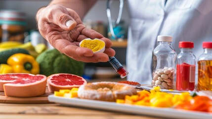 Healthcare professional utilizes visual aids and tools to explain metabolic syndrome effectively