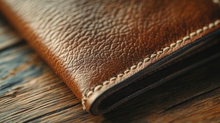Close-up of Brown Leather Goods