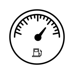 Dashboard icon on white background