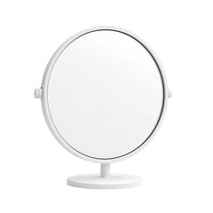 Round Dual-Sided Vanity Mirror with Stand Design