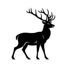 deer silhouette, deer vector