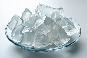 Obraz premium Sodium Fluoride: A Clear Crystalline Compound Essential for Dental Health and Industrial Applications