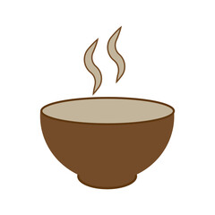 bowl logo icon illustration flat