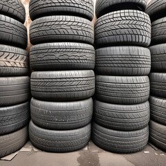 Obraz premium New-Old Tires
