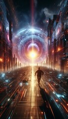 mystic is running through lightspeed, ascension chambers of pure enlightenment