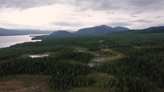 view in to sarek surrounding 