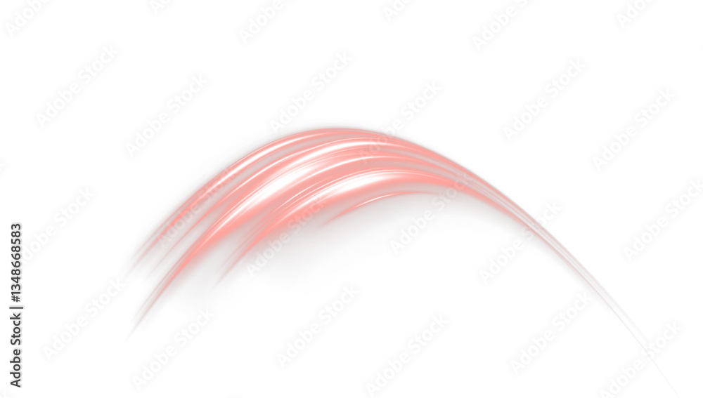 Poster futuristic neon wave effect featuring glowing motion curves, laser beams, and dynamic energy streaks
